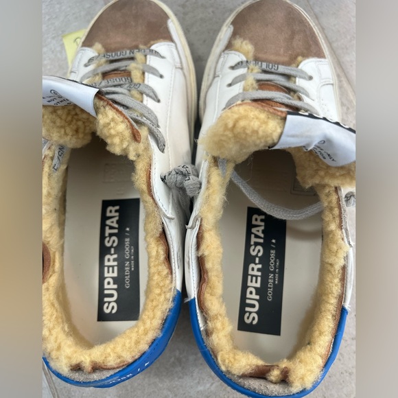 Size 38 Golden Goose Super Star with shearling - Picture 2 of 6